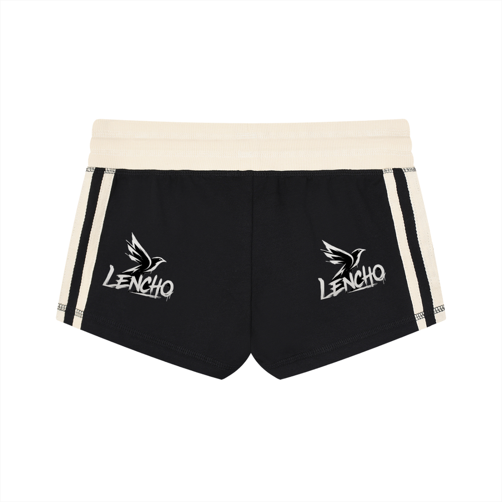 Women's Contrast Stripe Track Shorts