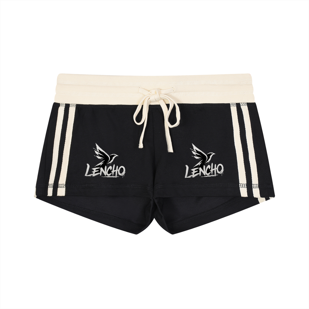 Women's Contrast Stripe Track Shorts