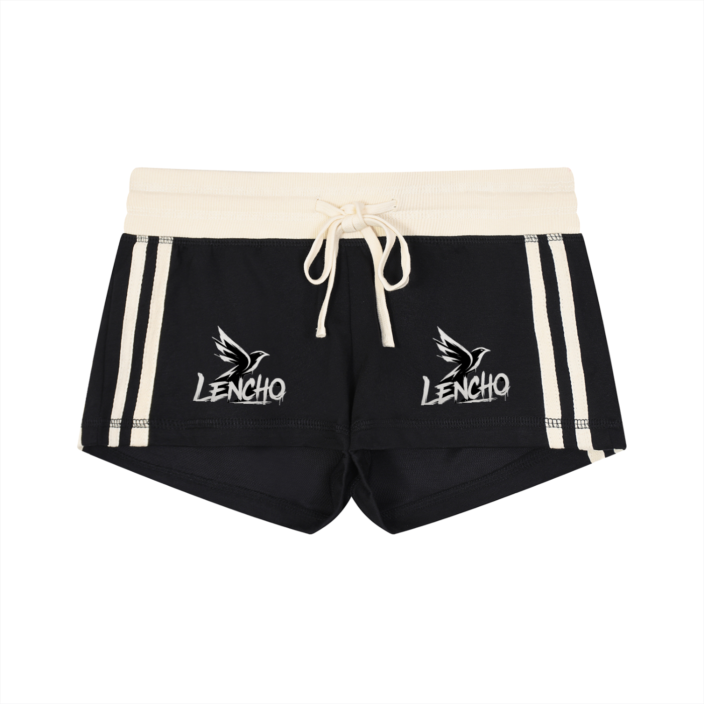 Women's Contrast Stripe Track Shorts